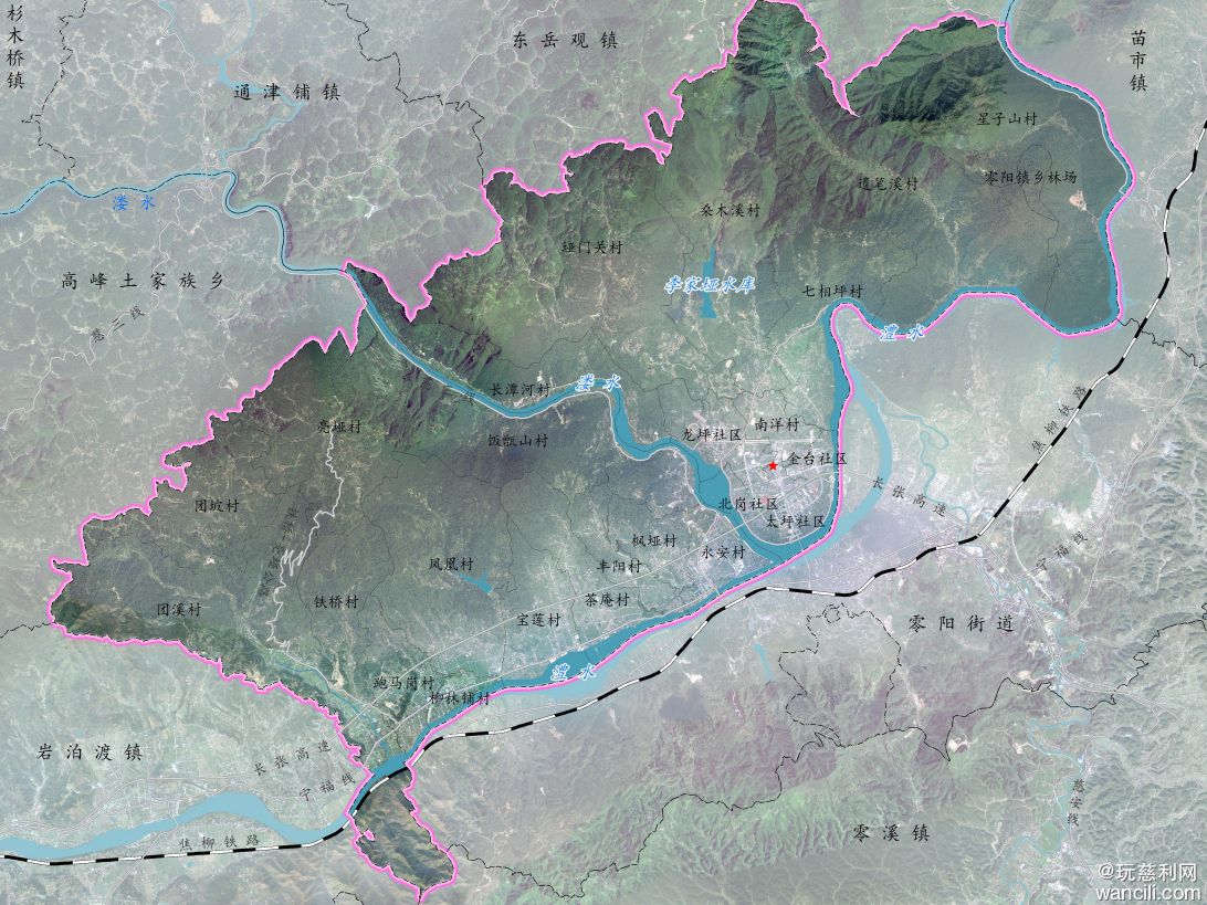 慈利县金慈街道国土空间规划（2021-2035年）公示版